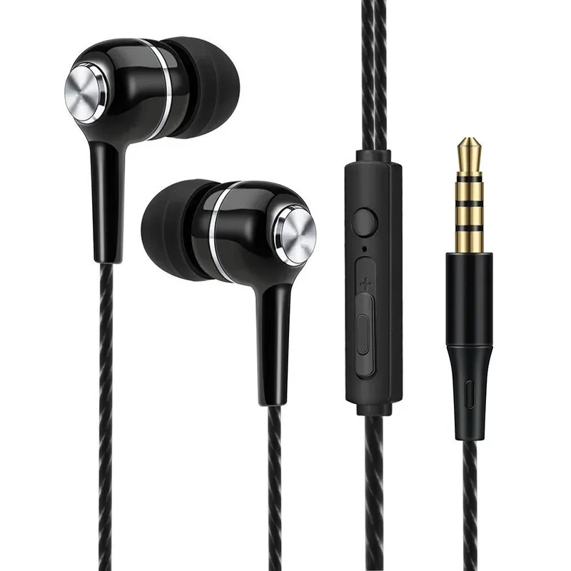 Fones de ouvido com fio 3.5mm, - Wired Earphone Mic avaliação e preço